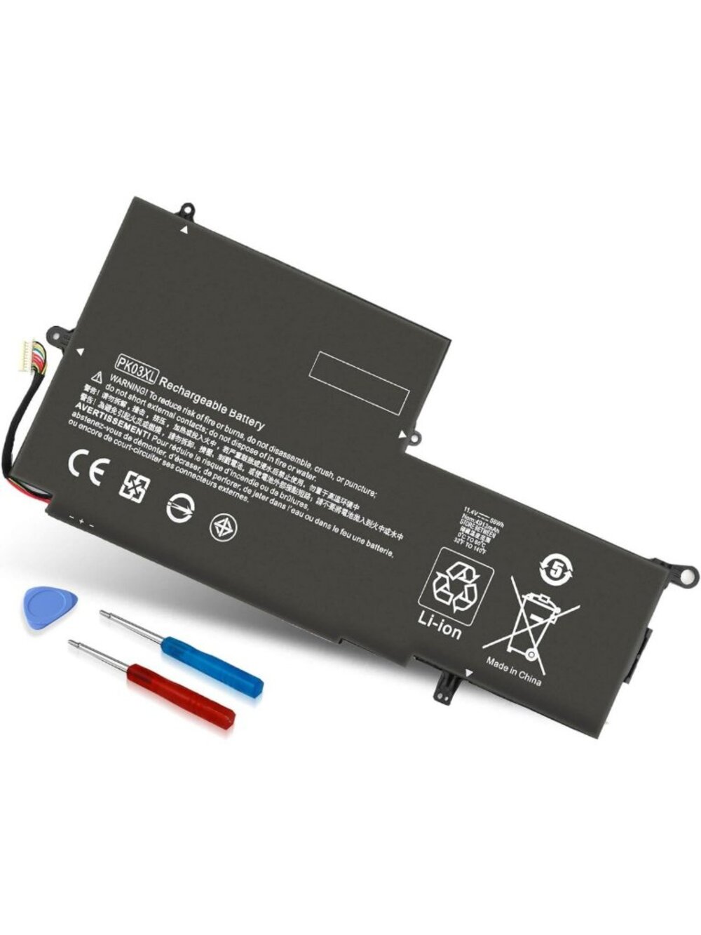 High-Capacity 56Wh Laptop Battery for HP Spectre X360 13-4000 Series, Reliable